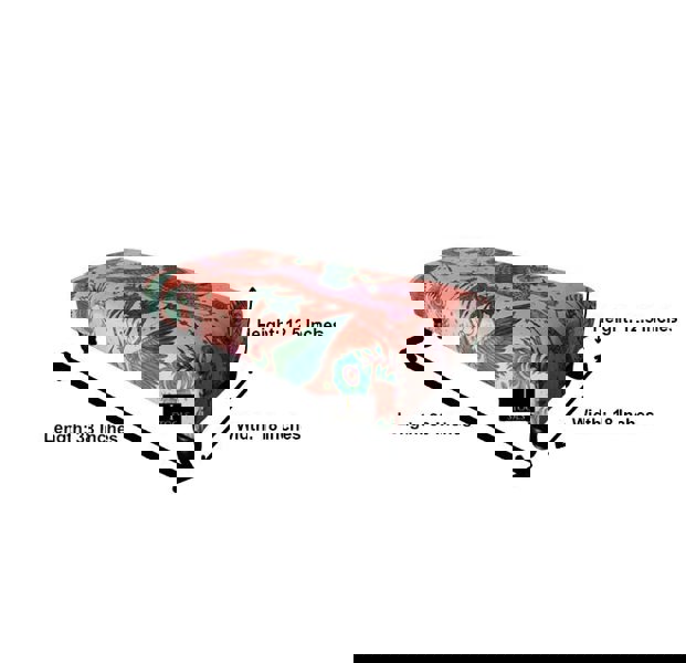 Made to measure available | contact us | Lynx Printed multicolour Fabric Footstool - ISTOOLS