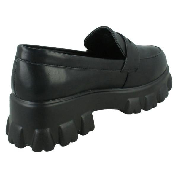 Spot On Ladies Spot On Wide Fitting Loafers F90101