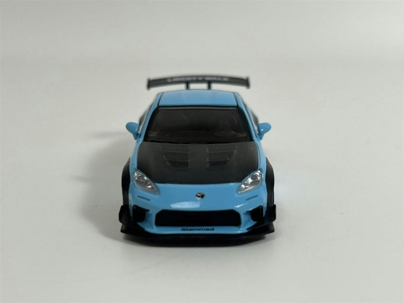 Mini GT Toyota GR86 LB Nation Baby Blue LHD 1:64 Scale Mini GT MGT00873L