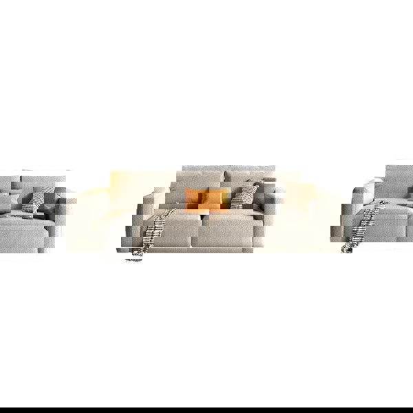 Lionel Three Seater Sofa, Linen-Weilai Concept-Weilai Concept