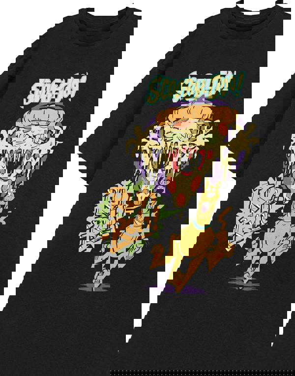 Scooby Doo Unisex Black Ruh-Roh! Short Sleeved T-Shirt