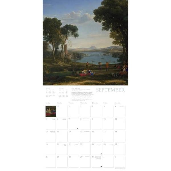 The National Gallery Calendar 2027, Wall Calendars, Month To View, Art, Gift