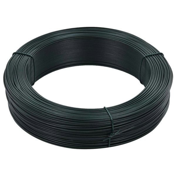 Berkfield Fence Binding Wire 250 m 2.3/3.8 mm Steel Blackish Green