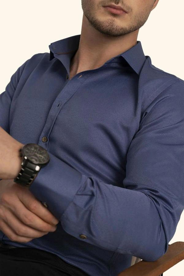 WOVCOR Button-Down Slim Fit Men’s Shirt