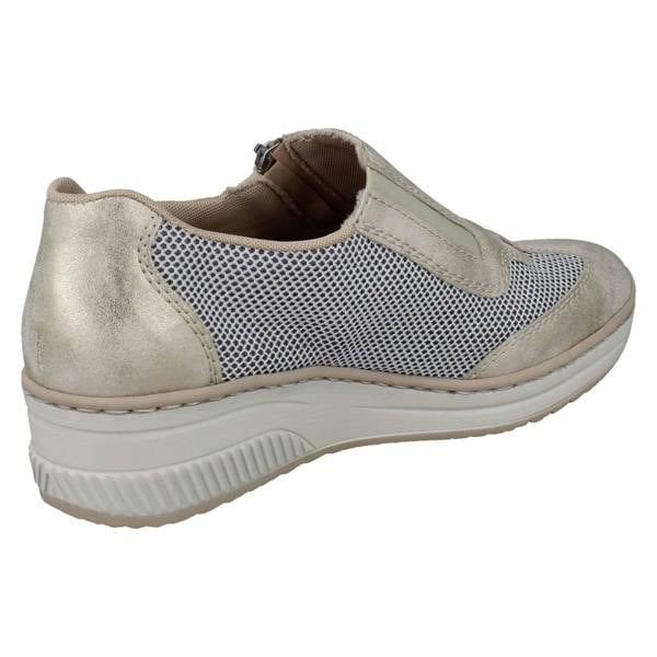 Rieker Ladies Rieker Wedge Sole Casual Shoes 48760