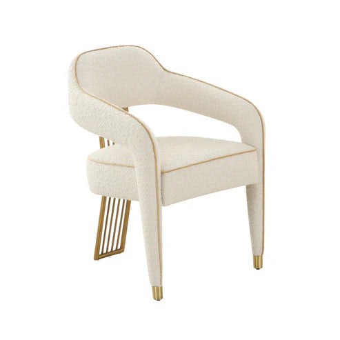 Furniture Edit Corralis Cream Boucle Dining Chair