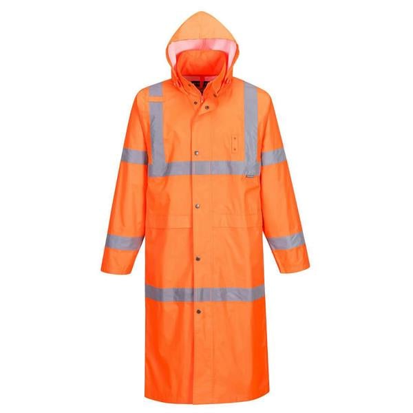 Hi-Vis Rain Coat 122cm Portwest