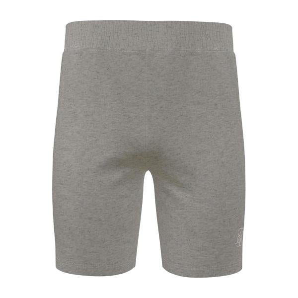 SikSilk Mens Jersey Relaxed Fit Cargo Shorts - Grey Marl - 