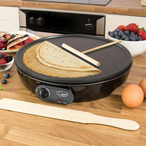 Dragodirect Electric Pancake & Crepe Maker Non-Stick Flatbread Cooker