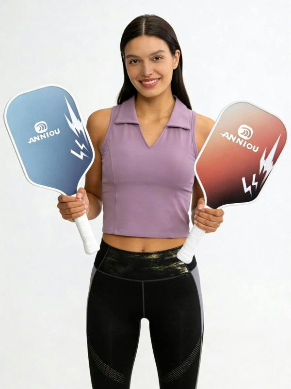 Anniou Sleeveless Pickleball Polo Top
