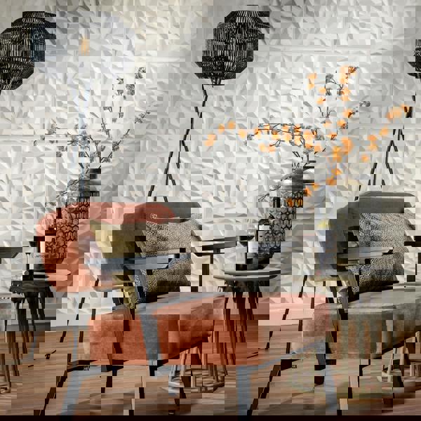 W3DPGAWA27 - Puck Eco Friendly 3D Wall Panels Decorative Tiles - 50x50 cm - 12 Boards (for 3 sqm2)