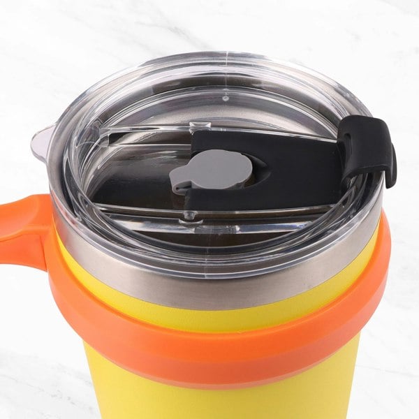 Myga Capri Insulated Coffee Cups – Available in Green, Yellow, and Pink for Vibrant Hydration