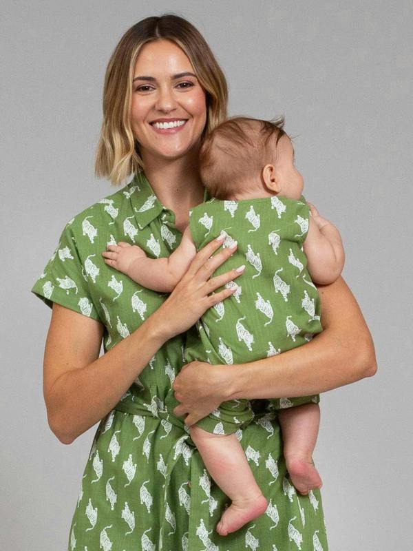 Kite Womens Organic Charlton Slub Weave Dress Stay Wild