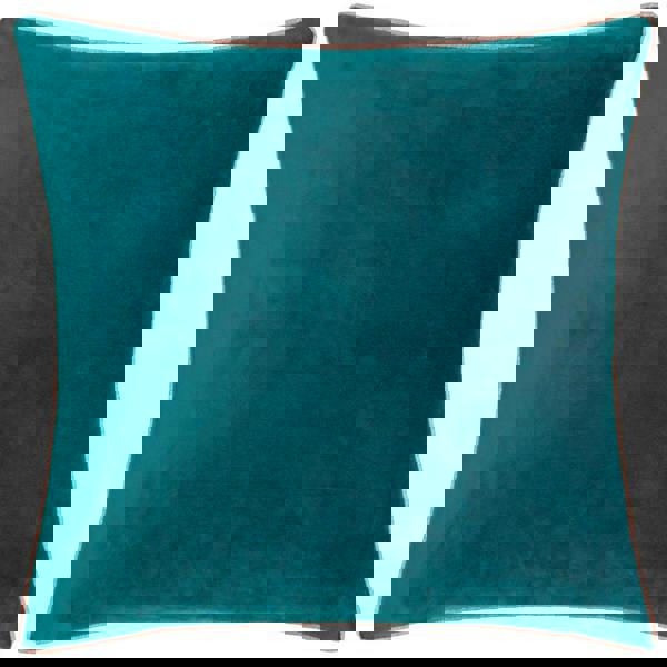 Furn Meridian Velvet Cushion Cover - Teal/Blush