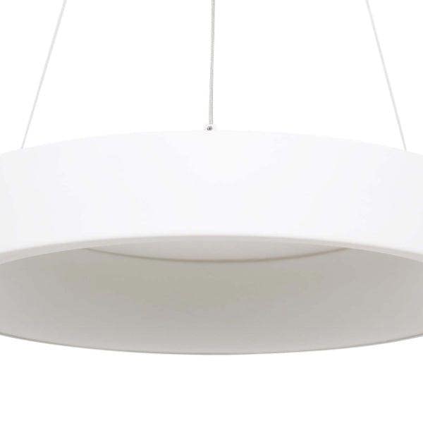 Pagazzi Lighting Suvi White LED Ceiling Pendant