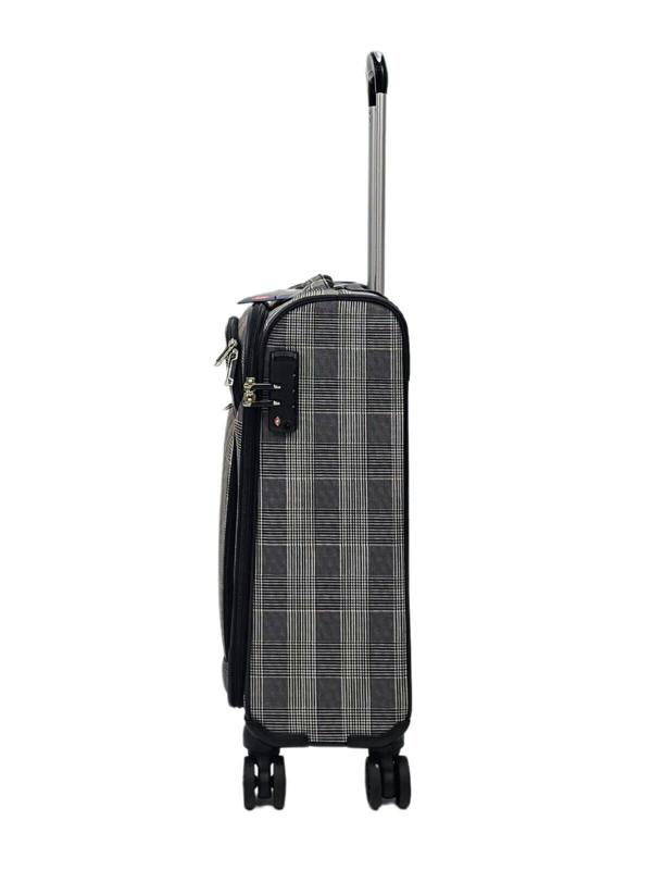 Eagle Luggage Soft Shell Cabin Suitcase 55 x 37 x 20 cm Lightweight Luggage Suitable for Easyjet, Ryanair