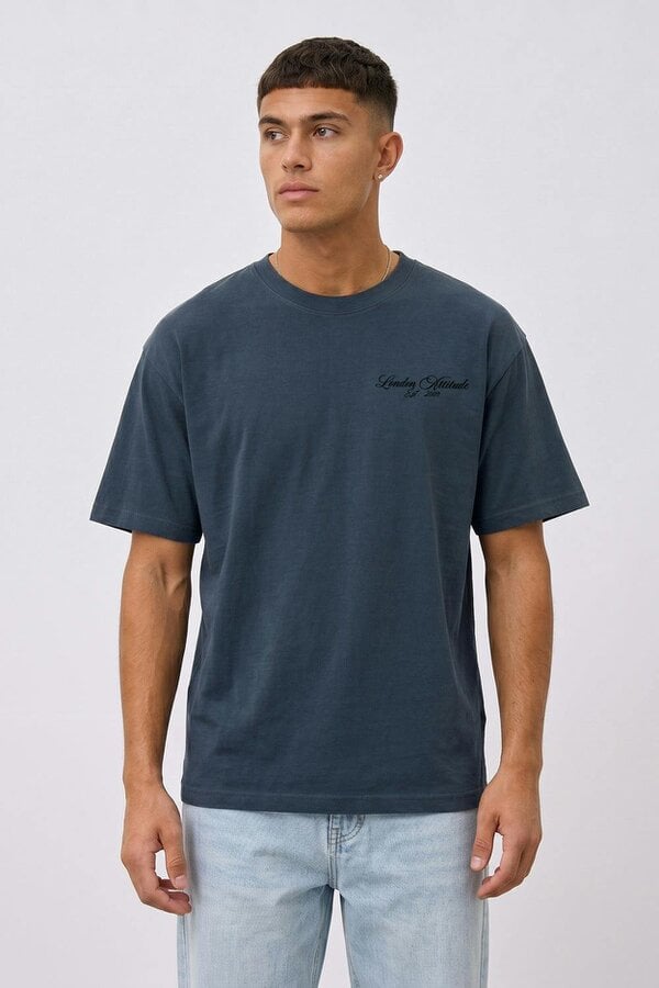 London Attitude Originals Oversized Heavyweight Spider T-Shirt