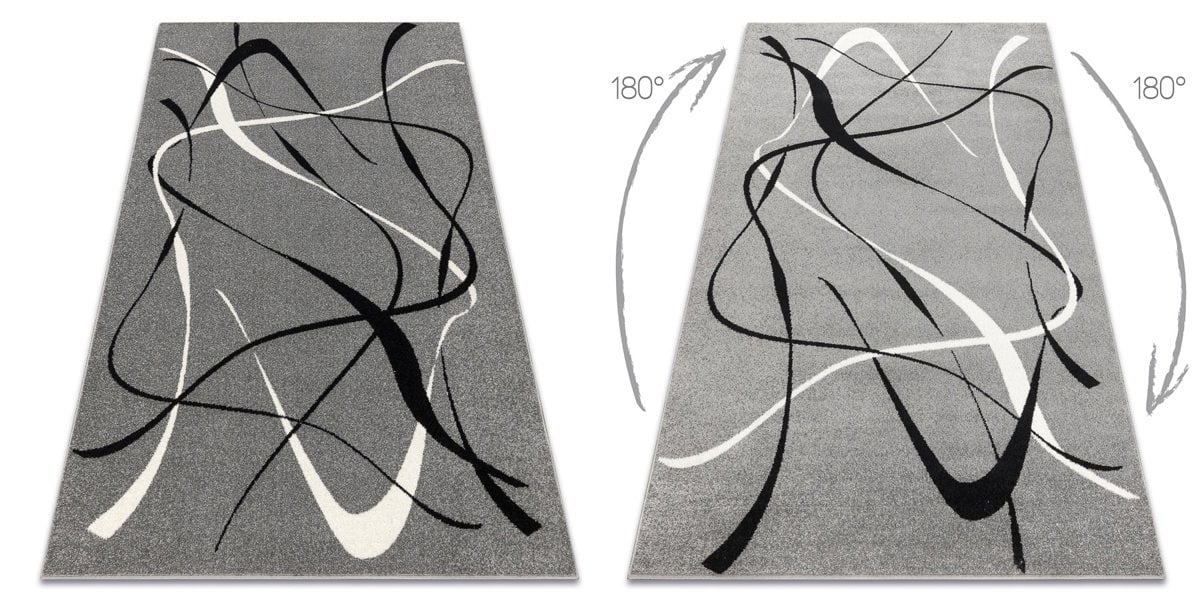 RugsX Silver Choco Rug
