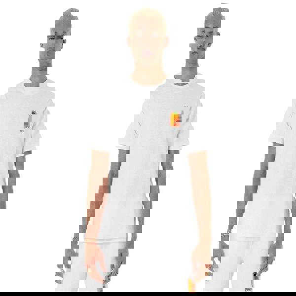 Casablanca Gradient Arch Design White T-Shirt