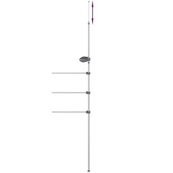 Berkfield Towel Rail 47x280 cm Aluminium