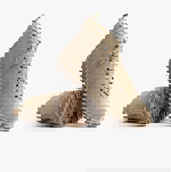 Popps 1961 MOD Mens Suede Boots Sand