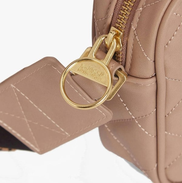 Barbour QUILTED SLOANE Womens Crossbody Bag Camel