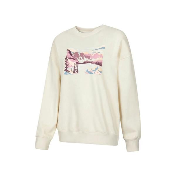 Mountain Warehouse Womens/Ladies Mountain Relaxed Fit Sweatshirt - Beige - 