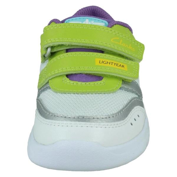 Clarks Childrens Clarks Hook & Loop Casual Trainers Ath Howdy