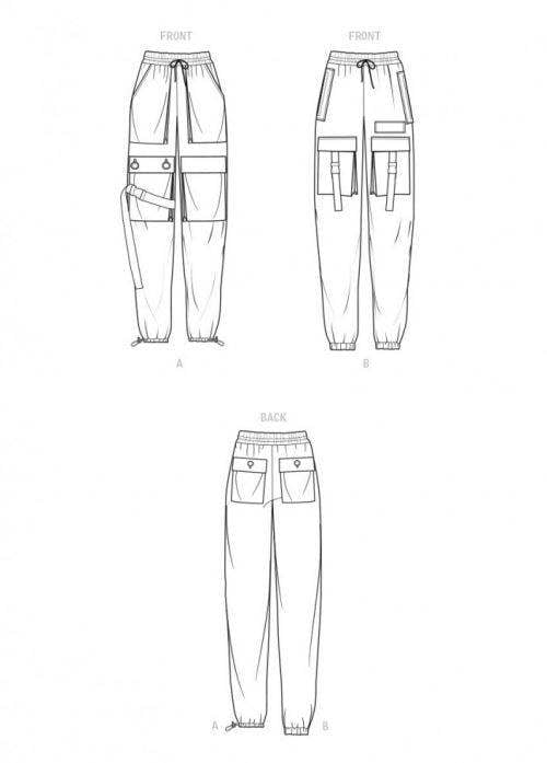 New Look Sewing Pattern 6745, Trousers for Men, Women, A (XS-S-M-L-XL) - Intermediate