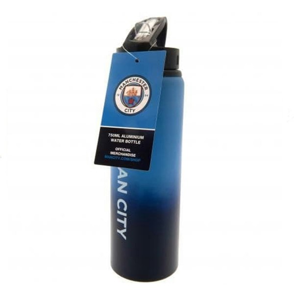 Manchester City FC Aluminium Drinks Bottle - Blue