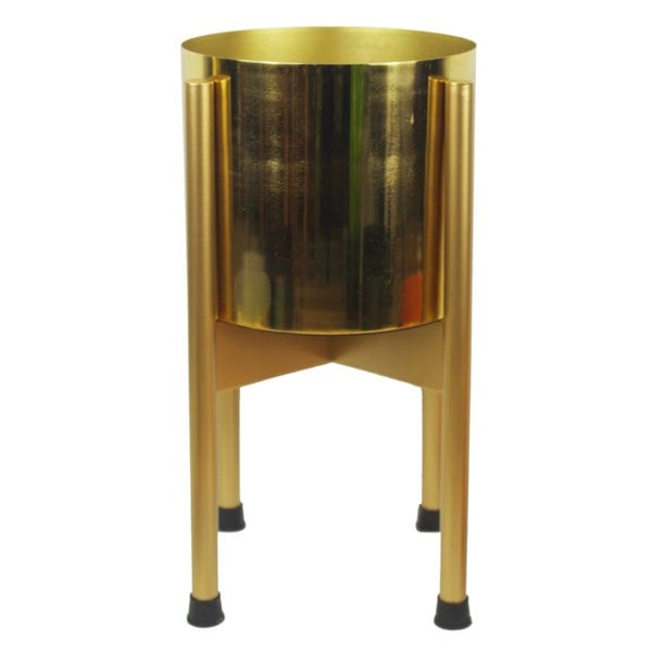 Leaf Medium Gold Planter Stand (Planter not included) 38.5cm x 18cm