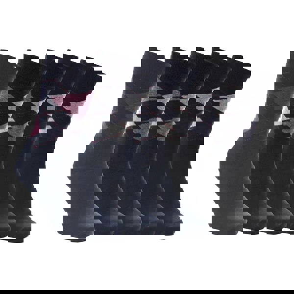 Trespass Mens Paden Socks (Pack of 5) - Navy/Black