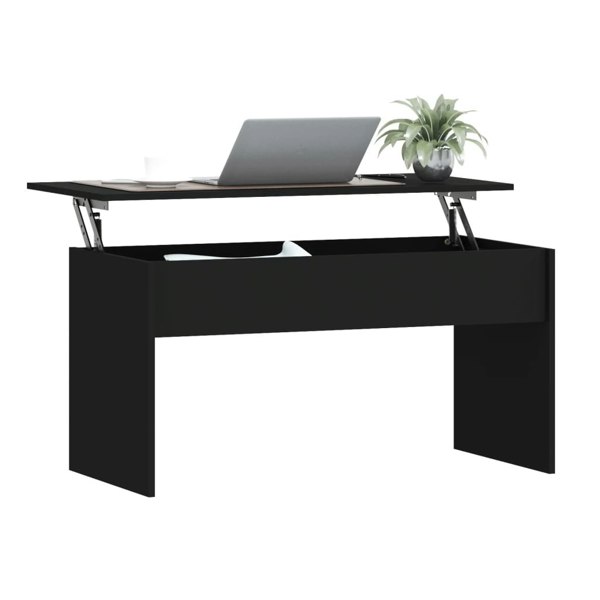 Berkfield Coffee Table Black 102x50.5x52.5 cm Engineered Wood