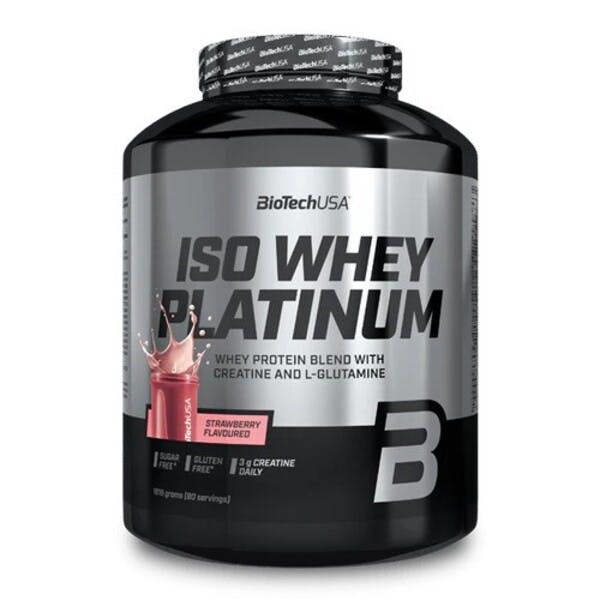 BioTechUSA Iso Whey Platinum, Strawberry - 1816g