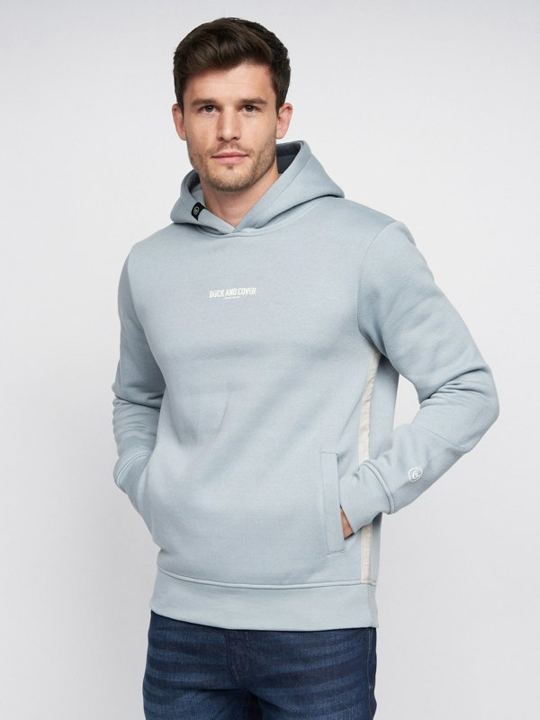 Duck and Cover Gathport Hoodie - Light Blue