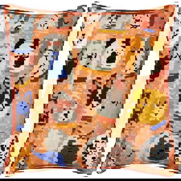 Furn Woofers Dog Cushion Cover - Multicoloured