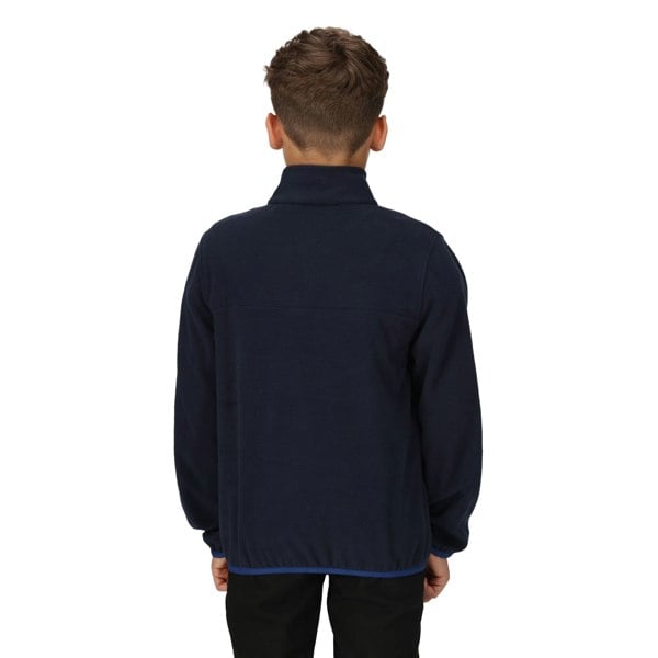 Regatta Boy's Microfleece Half Zip Fleece - Navy