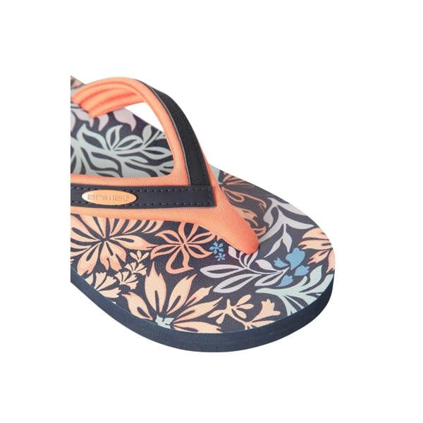 Animal Childrens/Kids Swish Floral Flip Flops - Coral - 