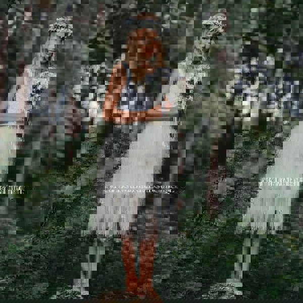 Boho Dreams Dress - Ivory Applique - UK Flower Girl Boutique