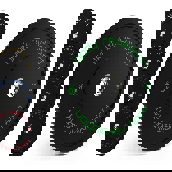 Body Revolution Olympic Bumper Plates (Black)