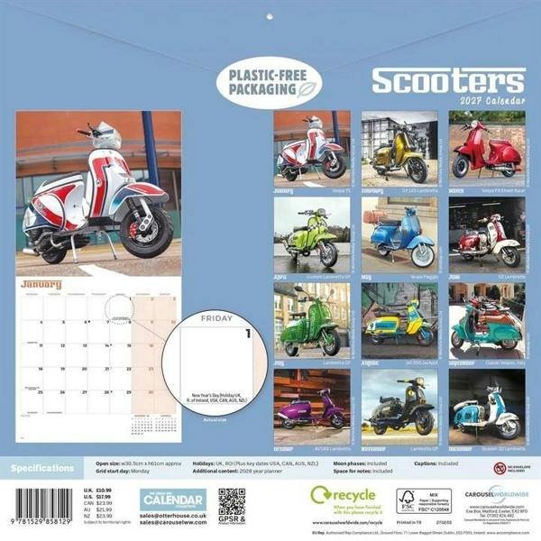 Scooters Calendar 2027