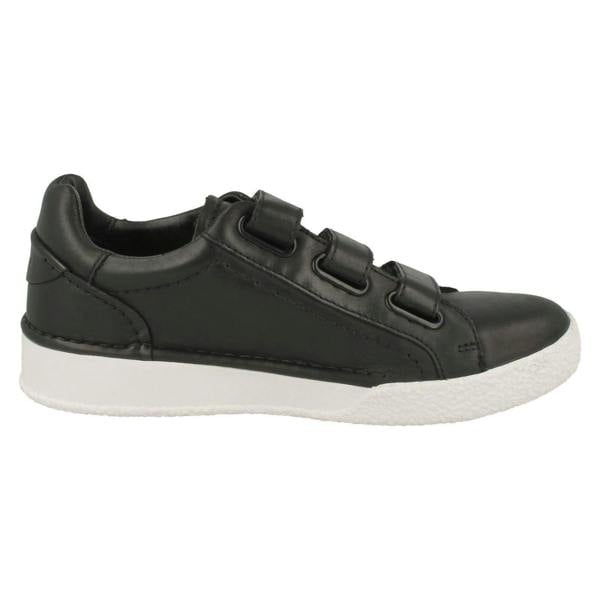 Clarks Ladies Clarks Hook And Loop Fastening Trainers CraftCup Strap