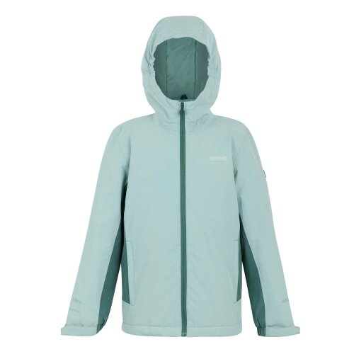 Regatta Childrens/Kids Hurdle Insulated Waterproof Jacket - Green Haze/Spruce Green - Green Haze/Spruce Green - 100% Polyester