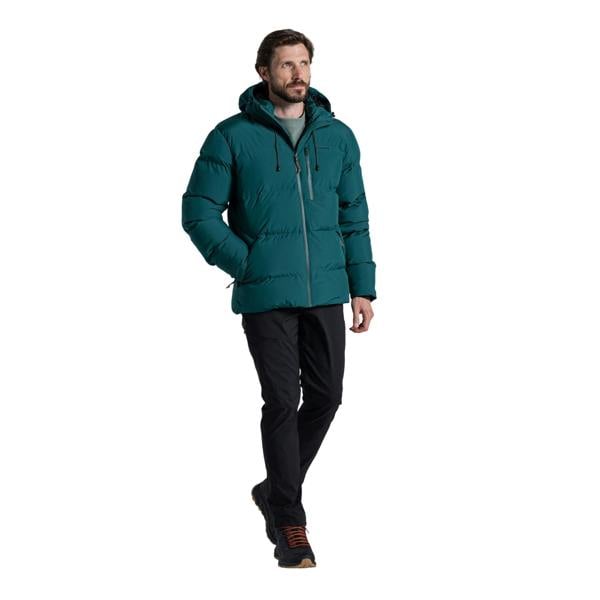 Craghoppers Mens Mardale Waterproof Hooded Jacket - Dark Viridian - 