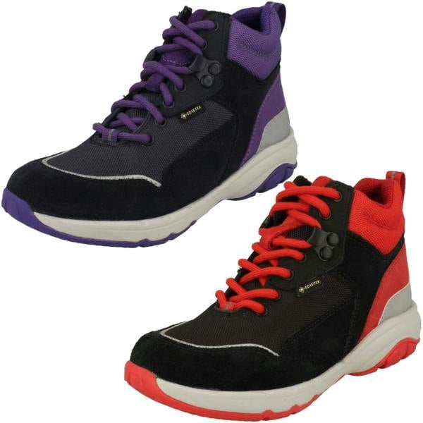 Clarks Childrens Clarks Gore-Tex Lace Up Ankle Boots Rock Race GTX K