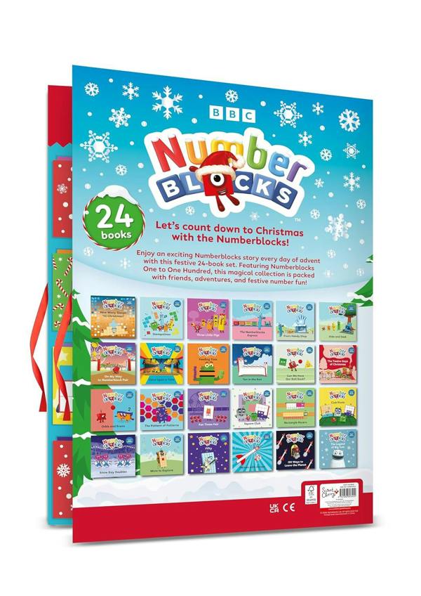 Numberblocks Advent Calendar - Count down to Christmas 24 Story Books Official Perfect Festive Christmas Gift Maths & Counting for Preschool Children