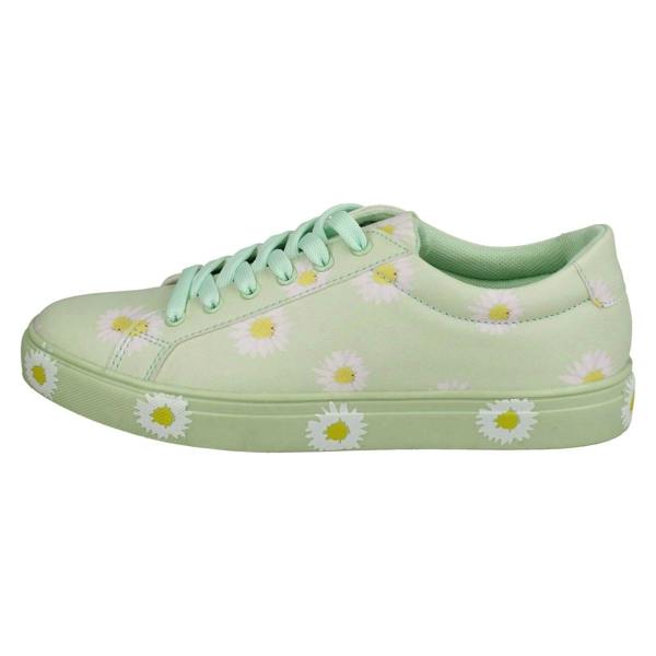 Spot On Ladies Spot On Daisy Print Pumps F80348