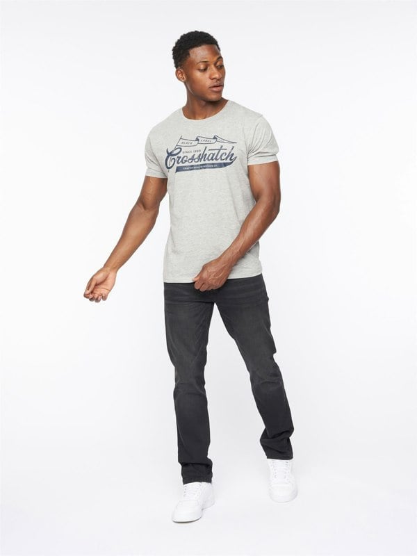 Crosshatch Svelte Slim Fit Stretch Jeans Black Wash