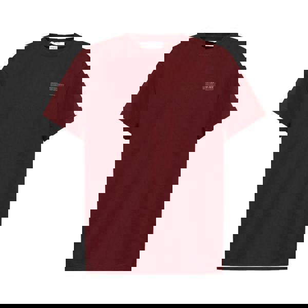 Givenchy Logo Patch T-Shirt   in  Red