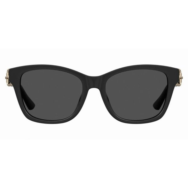 Moschino Buckle Detail All Black Sunglasses